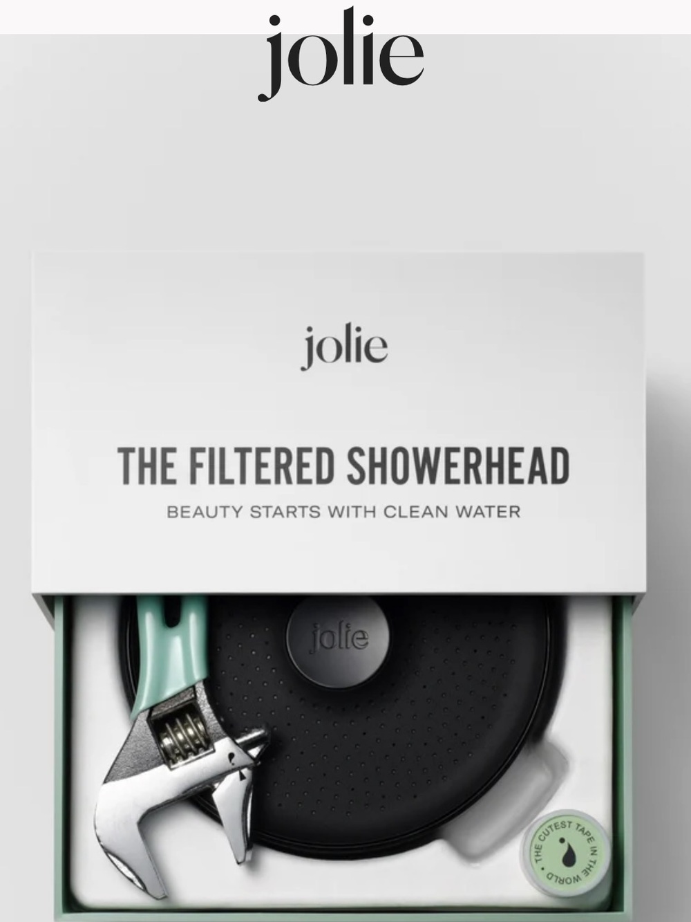 Jolie Filtered Showerhead in Black